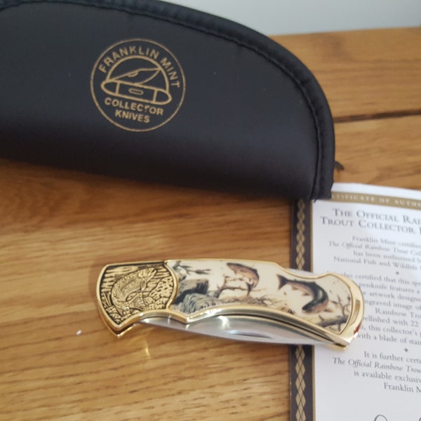 Franklin Mint Knives Etsy