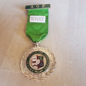 Stary medal masoński, klejnot masoński, mason, starożytny zakon leśników, klejnot służbowy