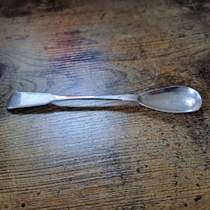 Antique Georgian Hallmarked Silver spoon, Thomas Sweetin, 1829, Georgian hallmarked silver spoon, antique spoon
