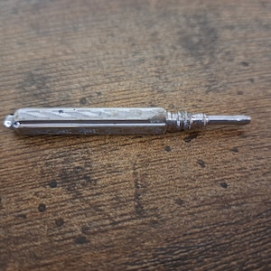 Vintage Silver Plated Propelling Pencil, Mechanical pencil, writing, office