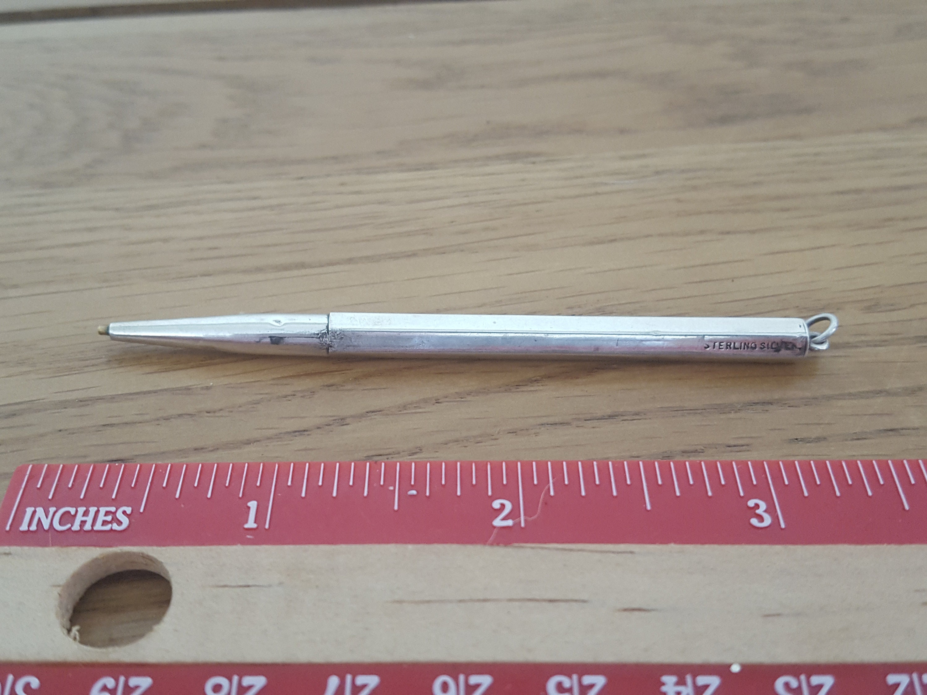 Vintage Sterling Silver Propelling Pencil: Solid Silver Writing