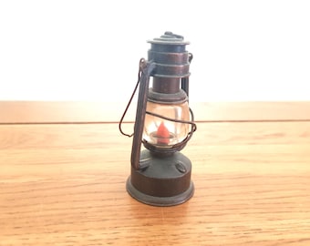 Miniature Spanish Oil Lamp Pencil Sharpener: Die Cast Metal Desk Decor