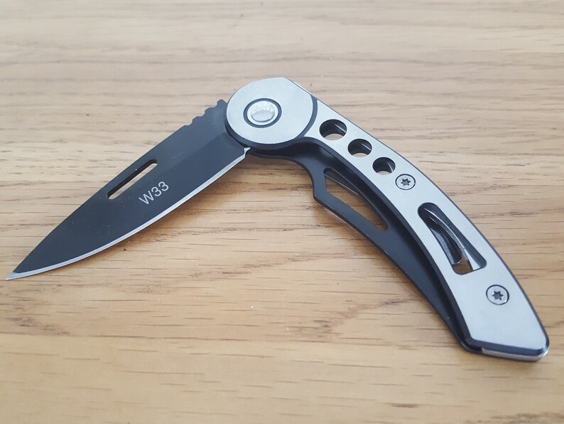 Stainless Steel Pocket Knife folding knife Belt Clip single Etsy