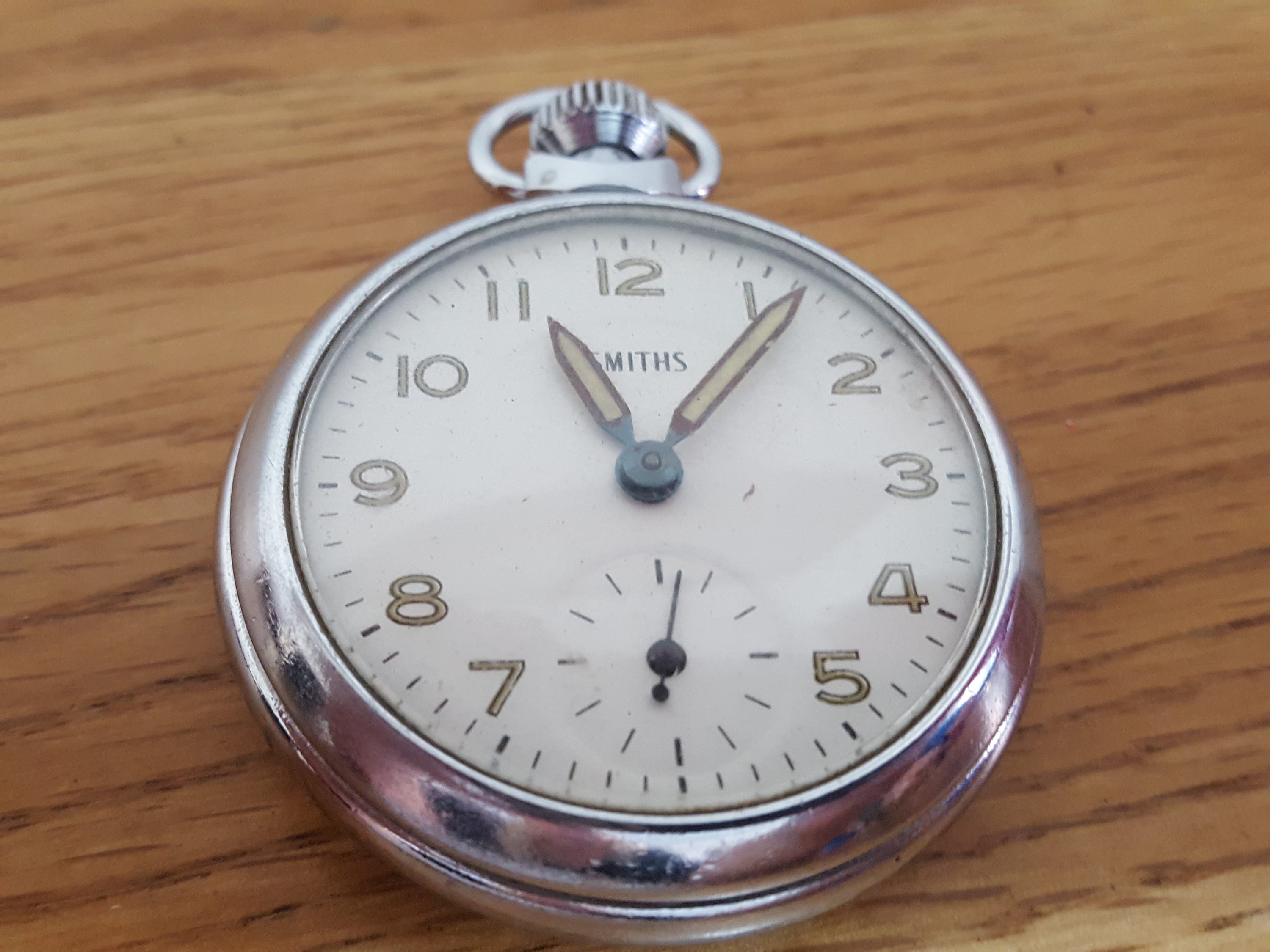 Vintage smiths pocket clearance watch