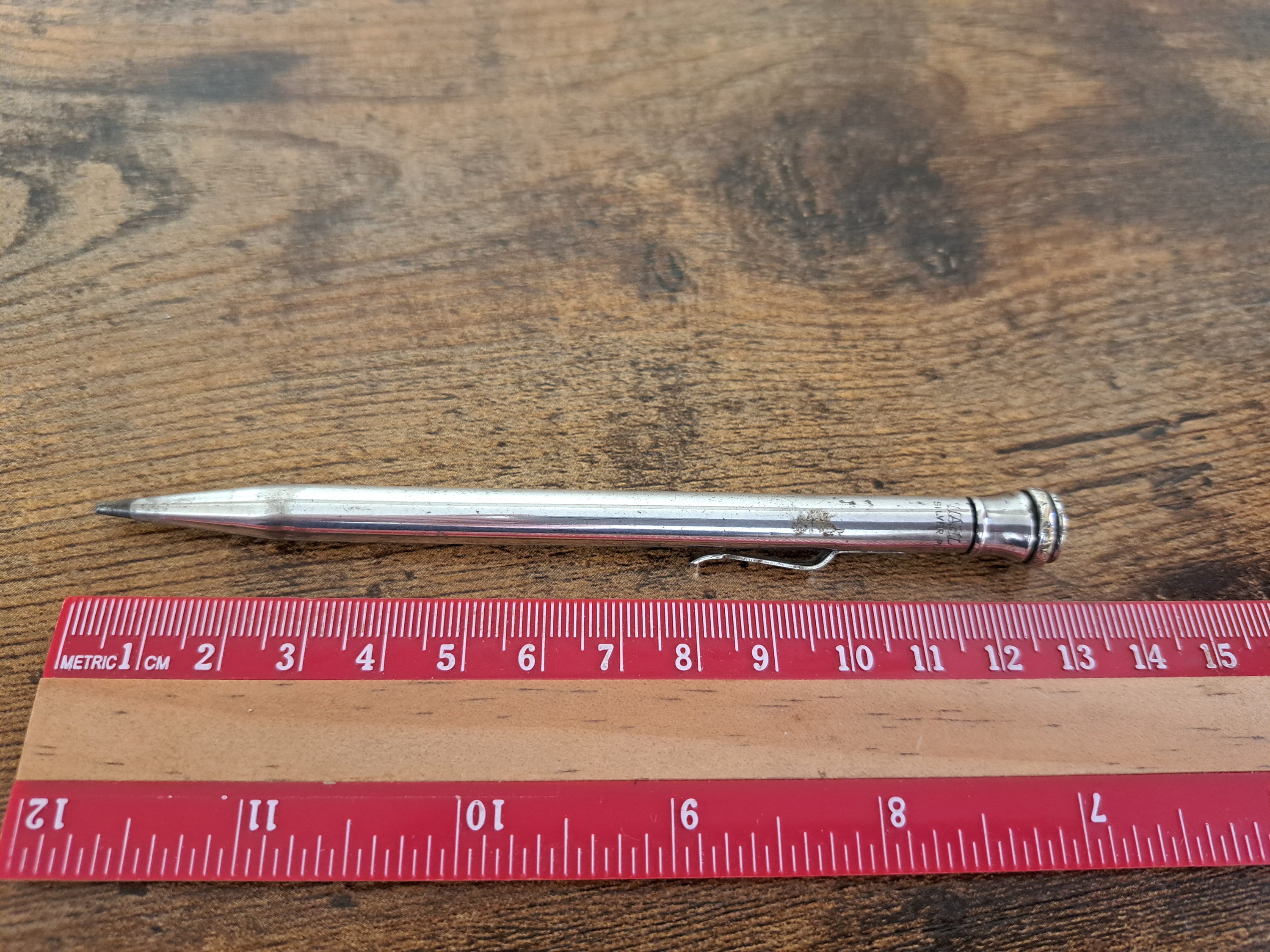 ヴィンテージ Wahl Eversharp プロペリングペンシル、シルバープレート