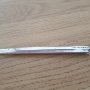 Vintage Sterling Silver Propelling Pencil, Solid silver pencil, writing, office