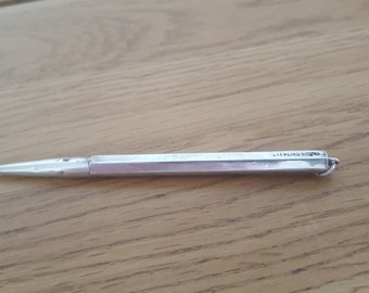 Vintage Sterling Silber Bleibleistift: Massiv Silber Schreibwerkzeug