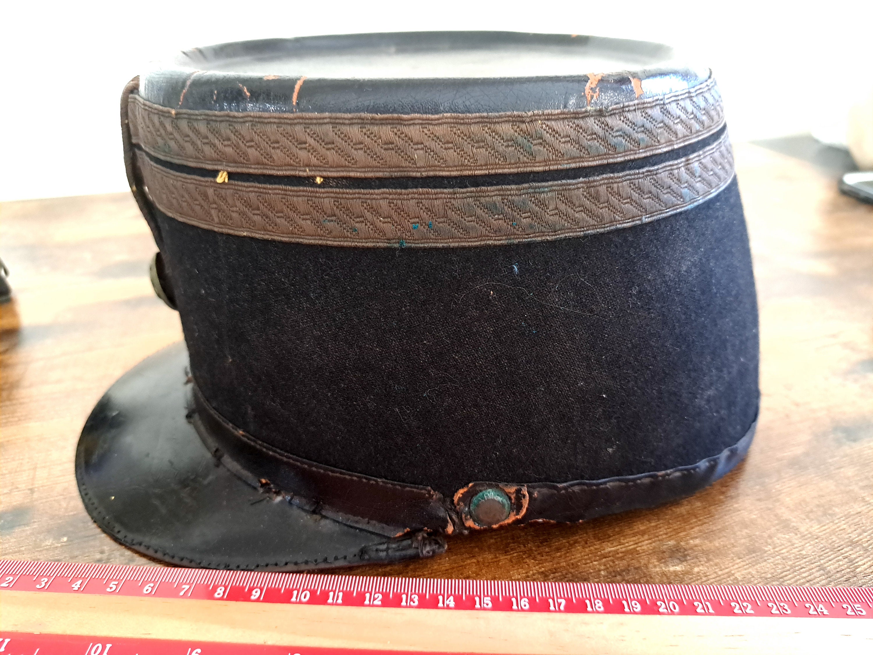 Antique Kepi Hat French Military Cap Etsy