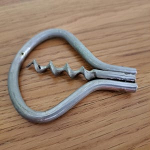 Vintage Corkscrew, Metal Folding Corkscrew