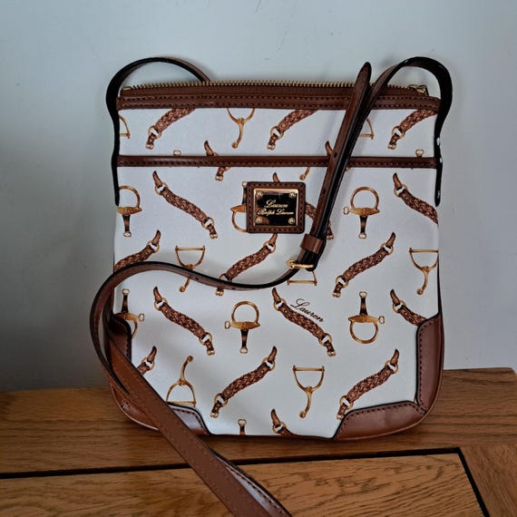 Lauren Ralph Lauren Caldwell Equestrian Print Crossbody Bag