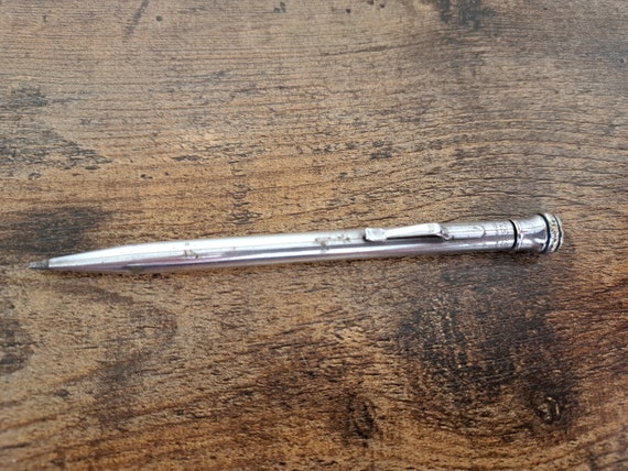 ヴィンテージ Wahl Eversharp プロペリングペンシル、シルバープレート