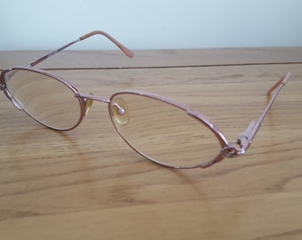 Accessoires Zonnebrillen & Eyewear Leesbrillen CHEZ COLETTE 266 998 zwart metalen brillen optisch frame 