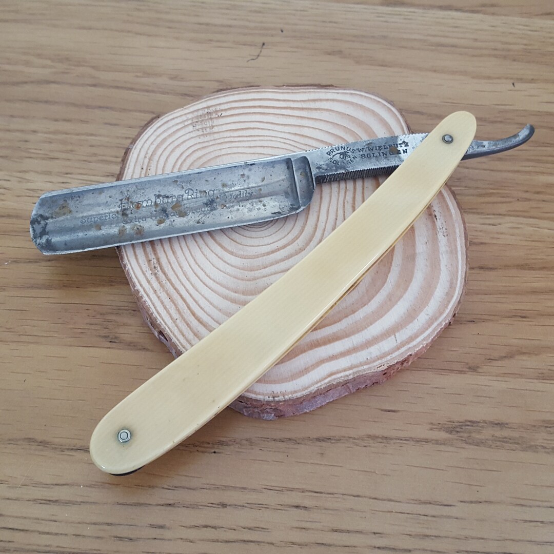 Vintage Straight Razor, W Wielputz, Cut Throat, Prunus Solingen Razor ...