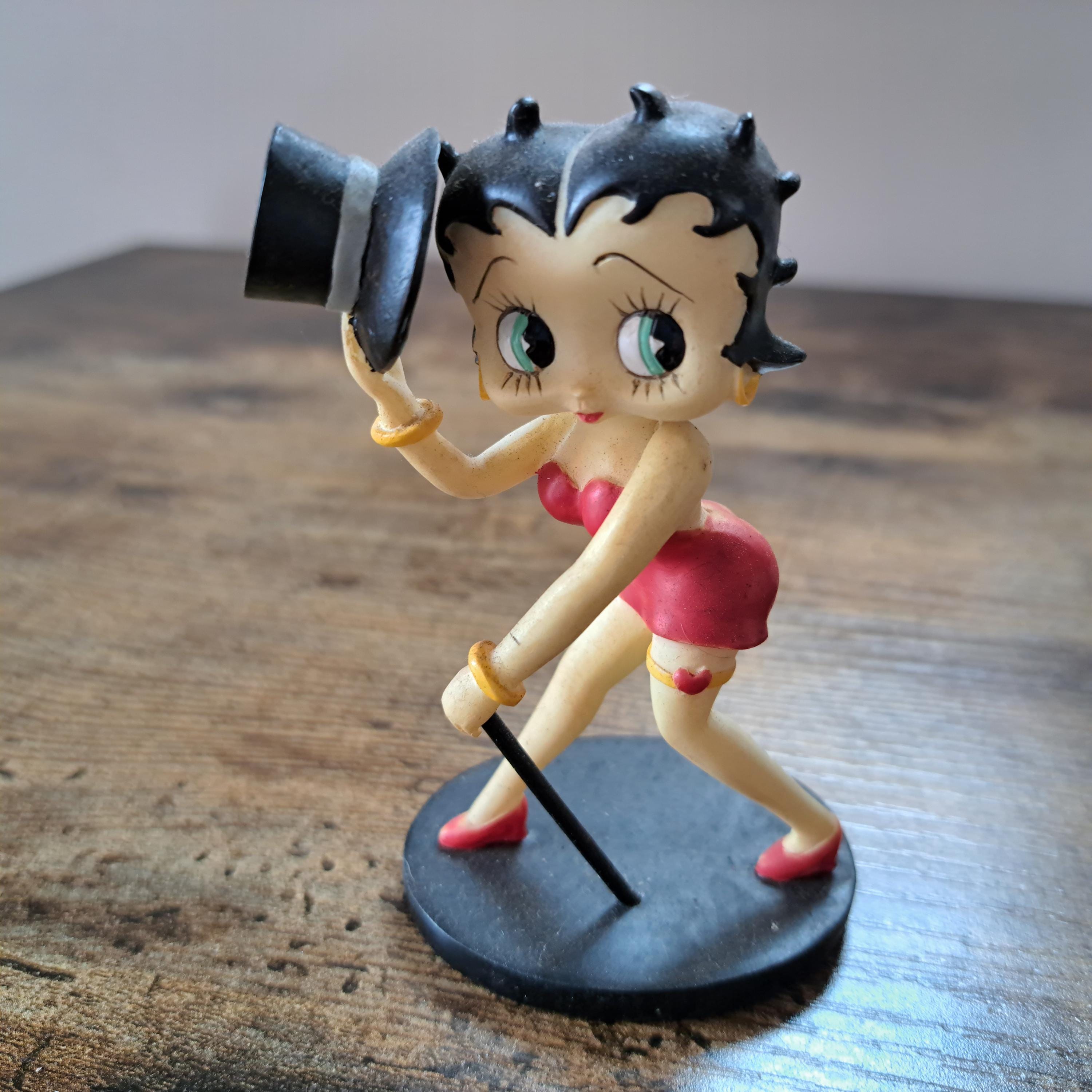 Vintage Betty Boop Figurine, Small Collectable Figure, Lady 