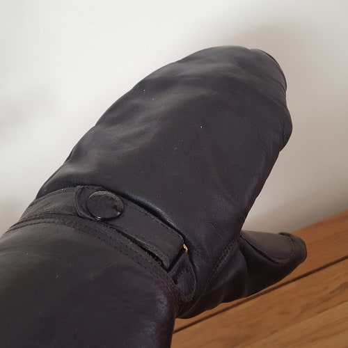 Vintage Horse Hide Motorcycle Gloves, Waddingtons Equidore Leather Motorbike Gauntlets, Sheepskin offers Lined, Motorcycle Racing