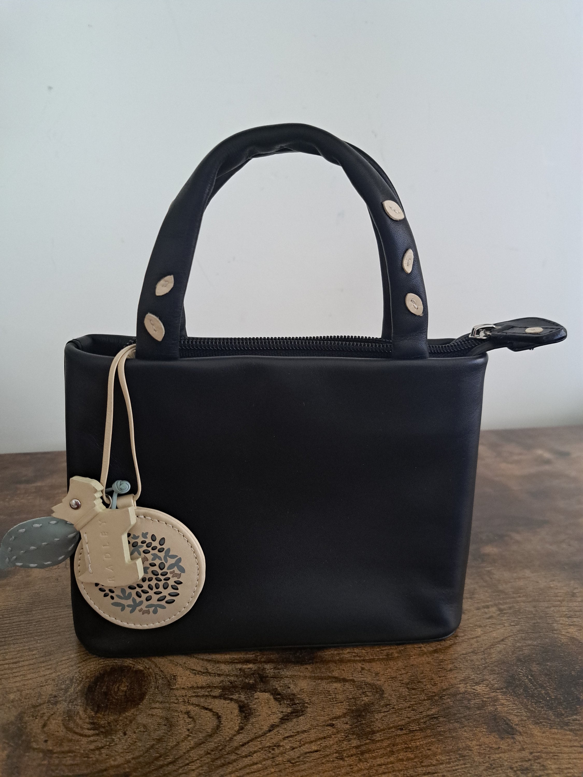 Radley black leather bag hotsell