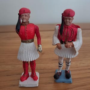 2 Aohna Greek Soldiers, As Found, Historical Soldiers, Collectable figurines, Athena figurines