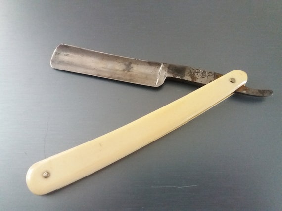 Vintage Kropp Straight Razor Cut Throat Barbershop - Etsy Singapore Vintage Kropp Straight Razor Cut Throat Barbershop - Etsy Singapore