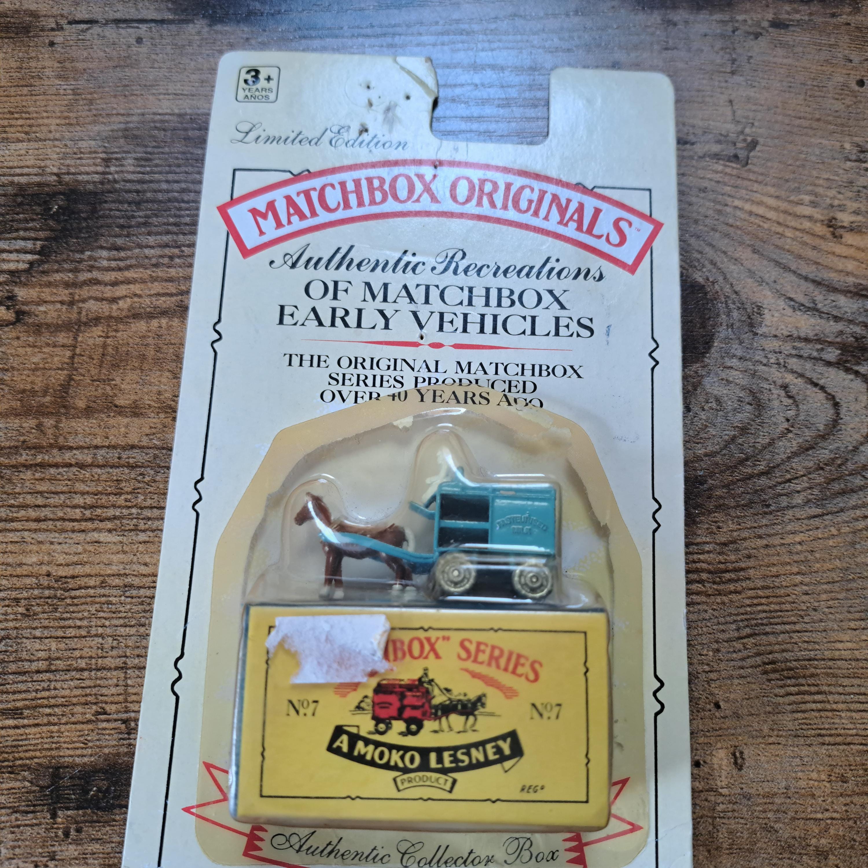 Vintage Lesney Matchbox No. 7: Horse Drawn Milk Float - Etsy