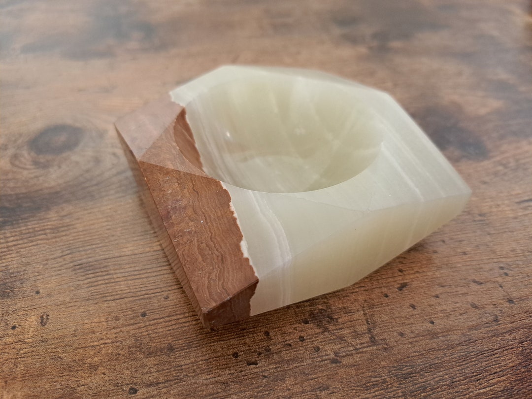 Vintage Onyx Pipe Ashtray, Ash Tray, Pipe Bowl, Stone Ashtray for Pipes ...
