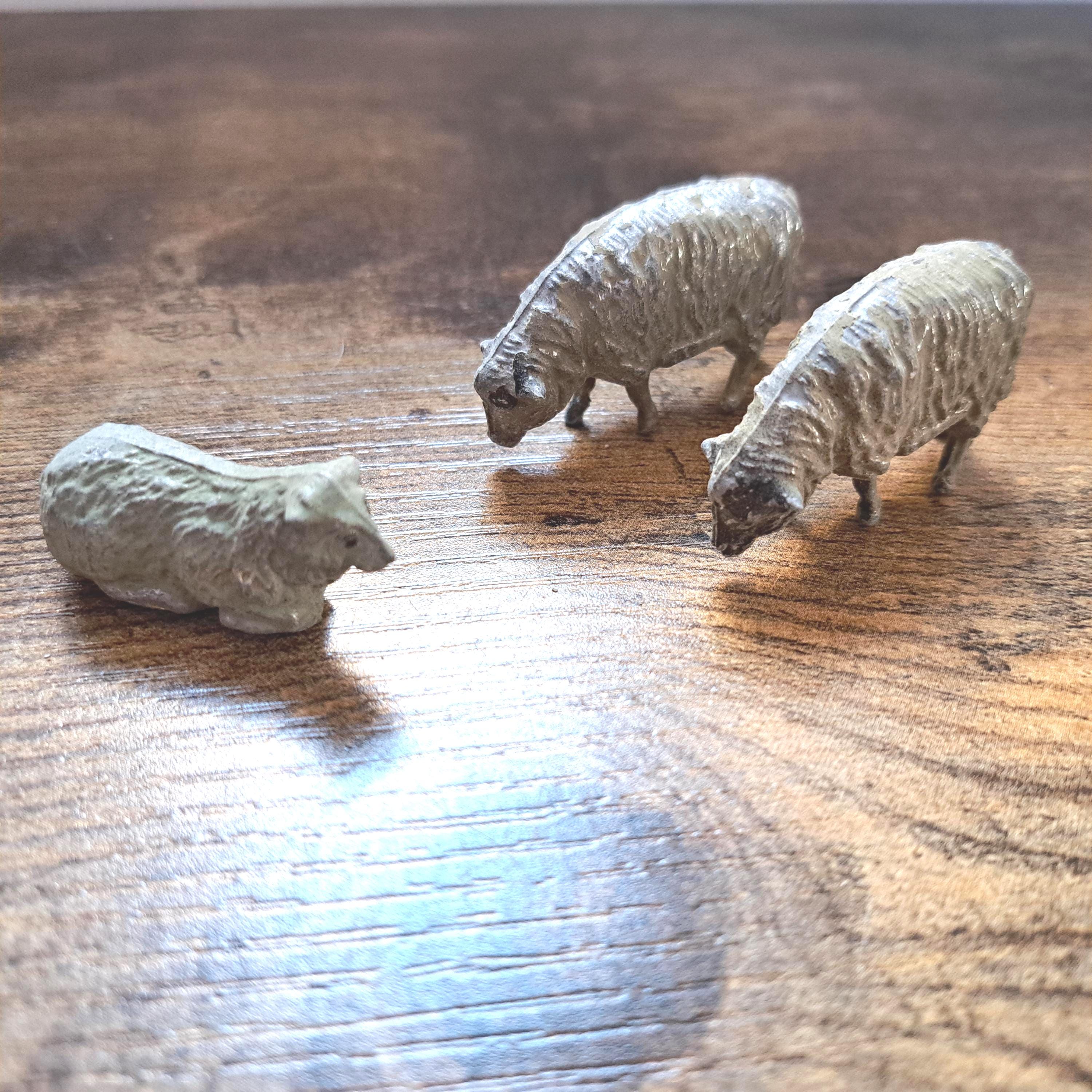 Antique putz sheep - Etsy 日本