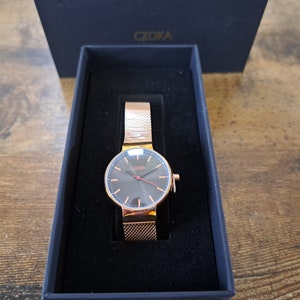 Czoka Watch, Boxed Wrist Watch, New, Designer Watch