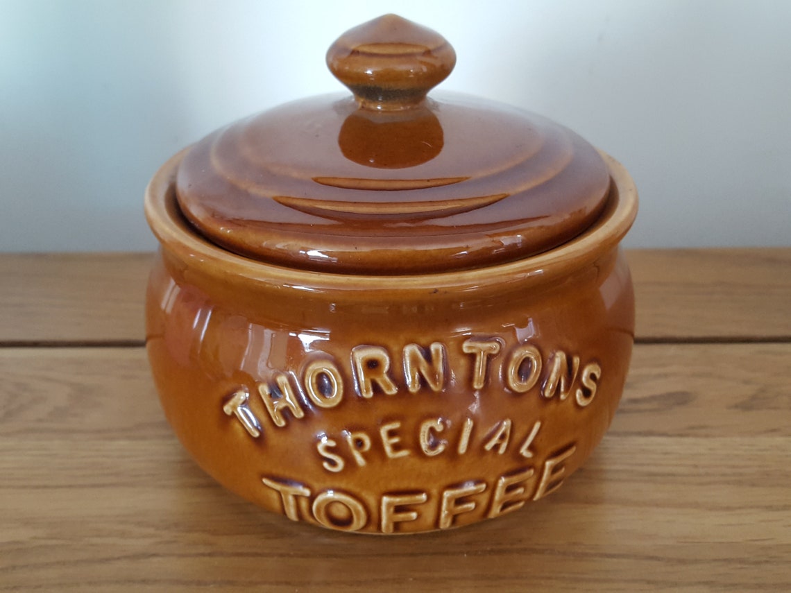 Vintage Ceramic Thornton's Special Toffee Sweet Jar Etsy UK
