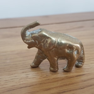 Vintage Messing Elefant, Messing Figur, Indian Brass
