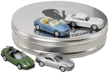 Corgi 007 the Definitive Bond Collection the James Bond Collection Film Cannister 4 Car Set James Bond Set of Cars 007 Collectable Etsy New Zealand