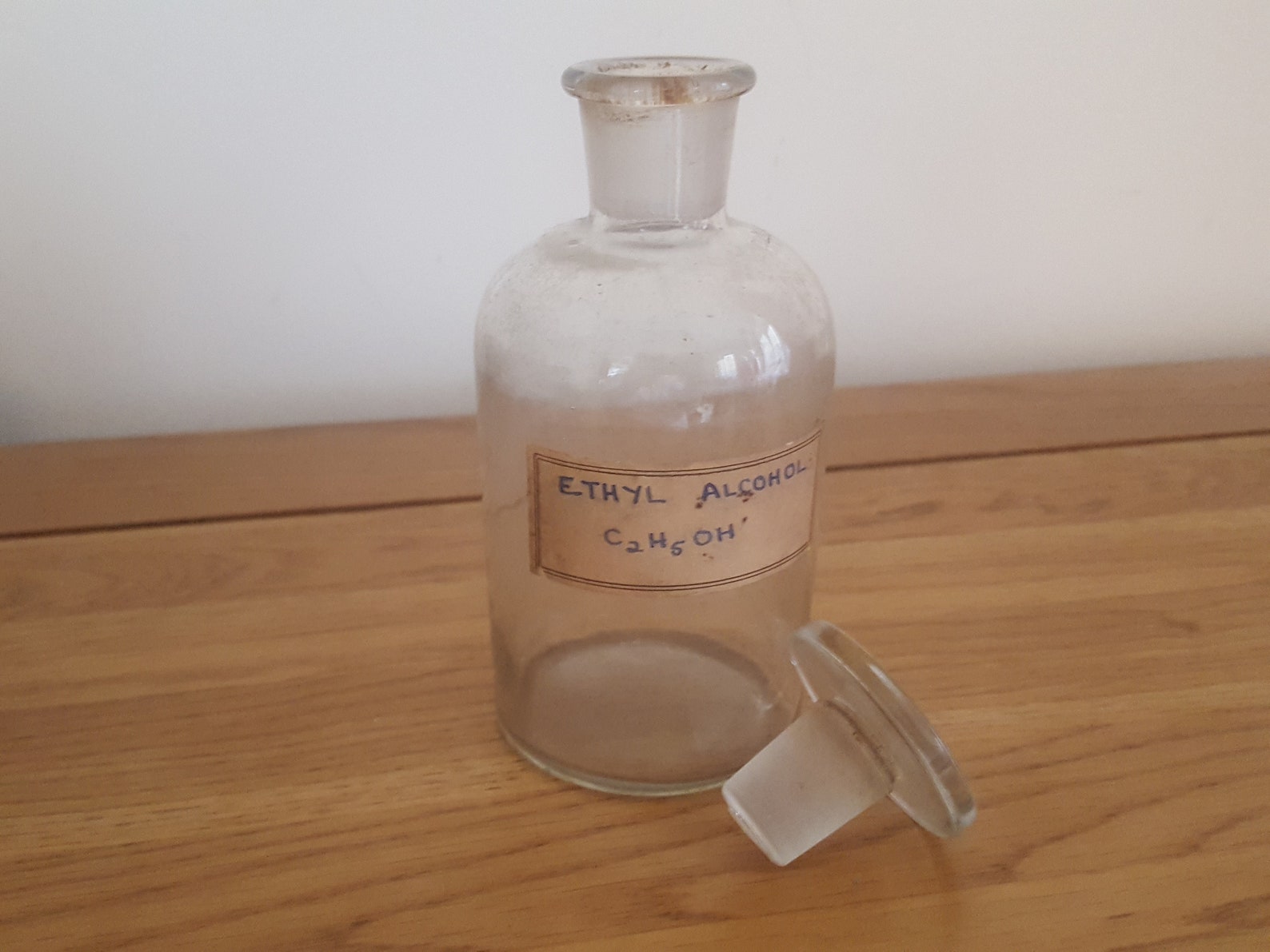 Vintage Laboratory Glass Bottle Scientific Chemical Etsy