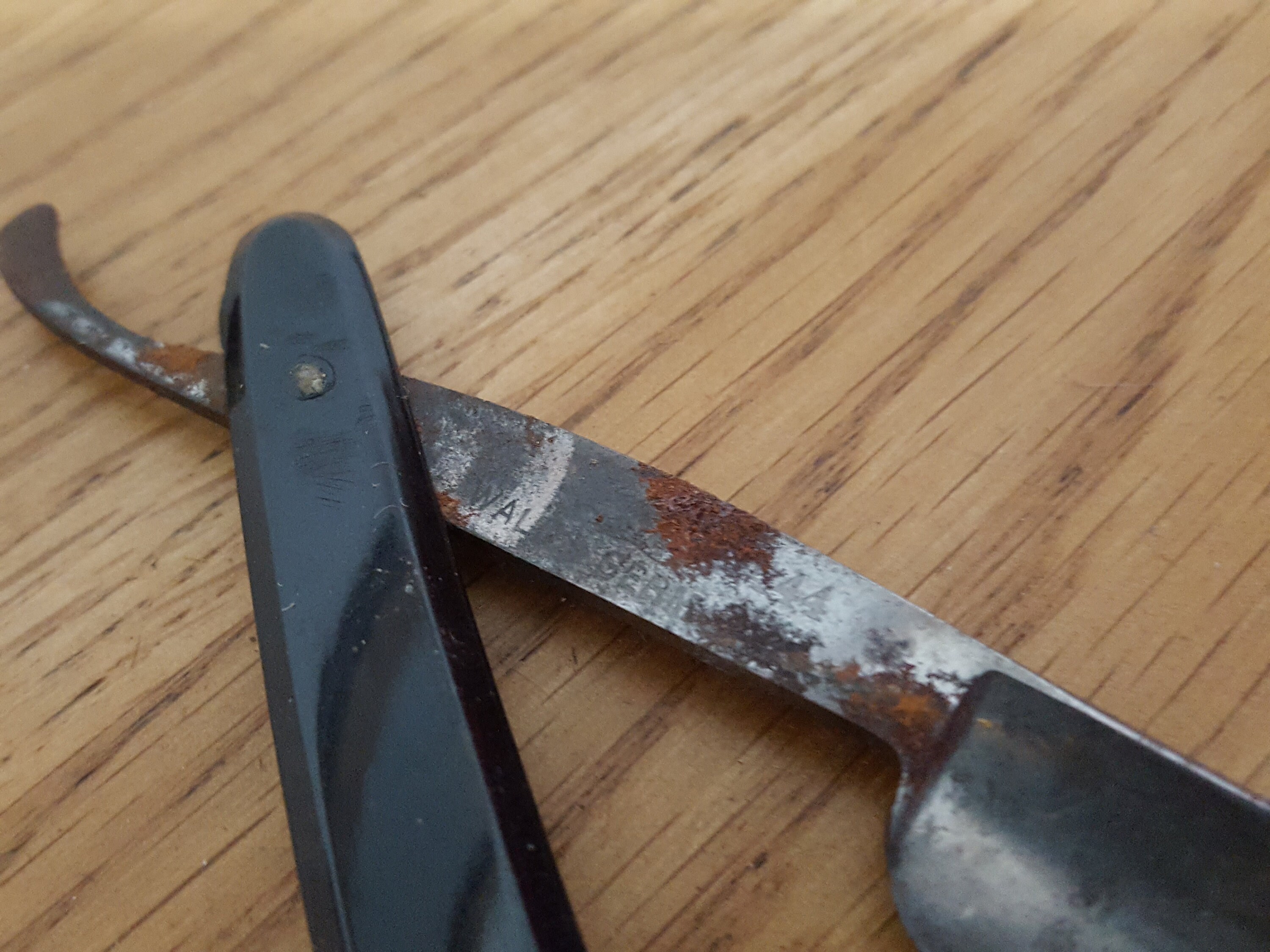 Antique Carl Friedrich Ern Straight Razor: German Cut Throat Razor - Etsy