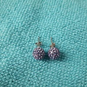 Vintage Silver Earrings, Stud earrings, pierced ears, sterling silver jewellery