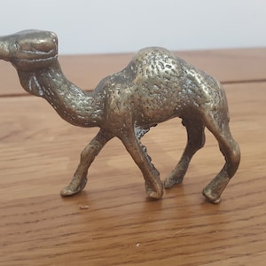 Brass Camel Ornament, Camel figurine, brass collectable