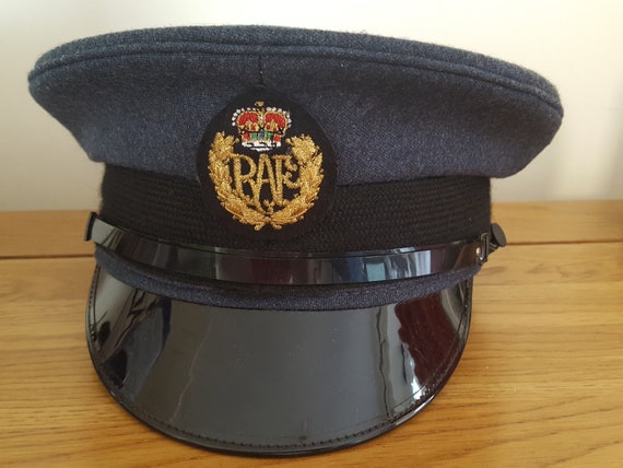 Vintage RAF Hat Military Peaked Cap RAF 