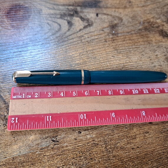 Stylo Plume Parker 105 Rare - Finition écorce, Plume Or 14 Carats Taille M - Objet De Collection