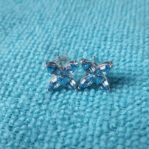 Vintage Silver Earrings, Stud earrings, pierced ears, sterling silver jewellery