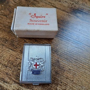 Vintage Squire Matchbook Cover, Boxed Vesta Case, match book holder, London
