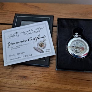 Atlas Taschenuhr Taschenuhr Heeres, versilberte Uhr, Sonderedition 23046, Modell Argo
