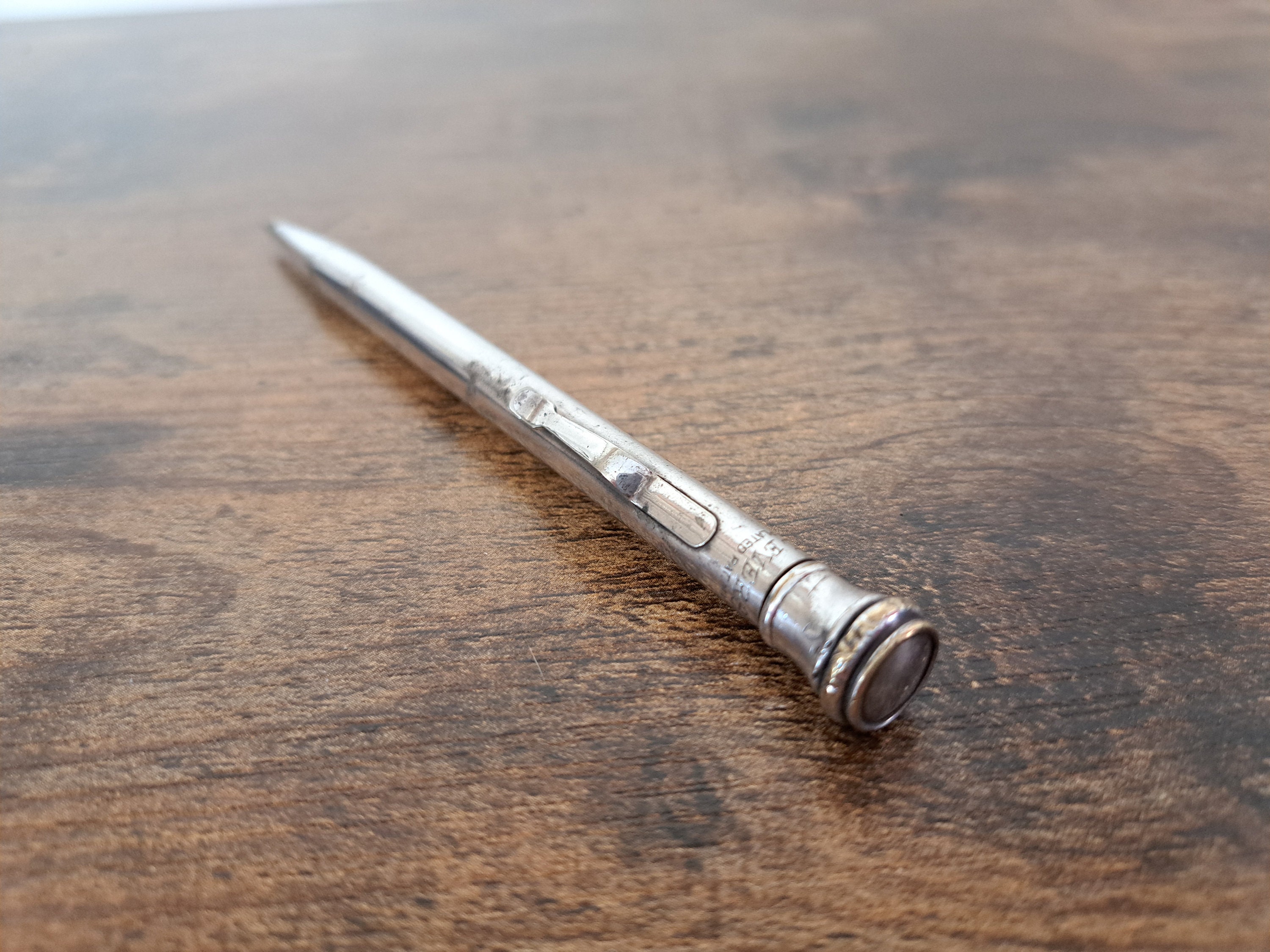 ヴィンテージ Wahl Eversharp プロペリングペンシル、シルバープレート