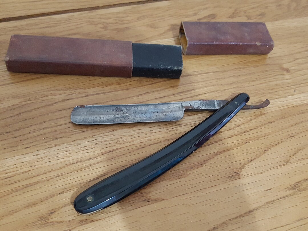 Antique Carl Friedrich Ern Straight Razor: German Cut Throat Razor - Etsy