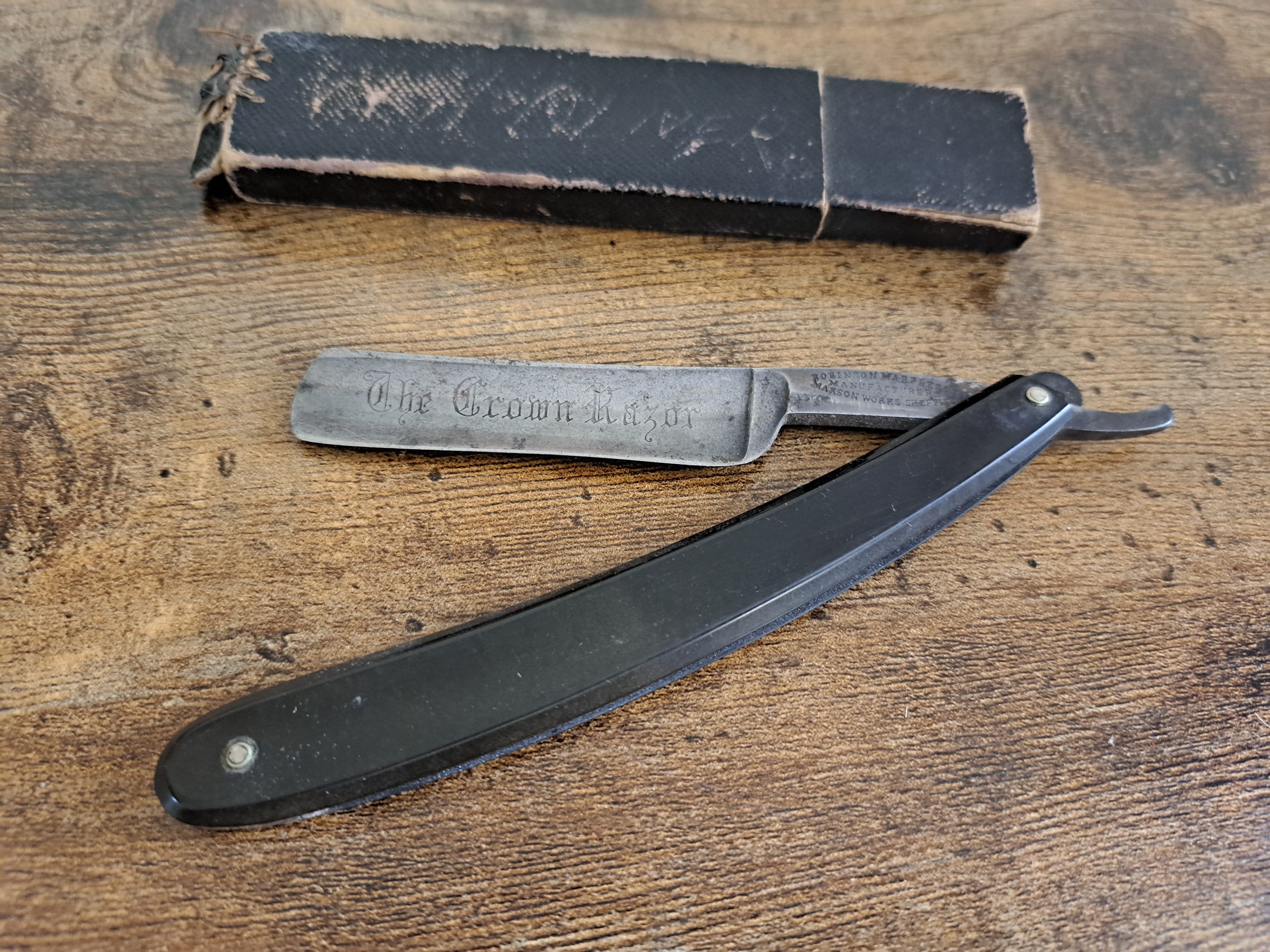 Vintage on sale straight razors