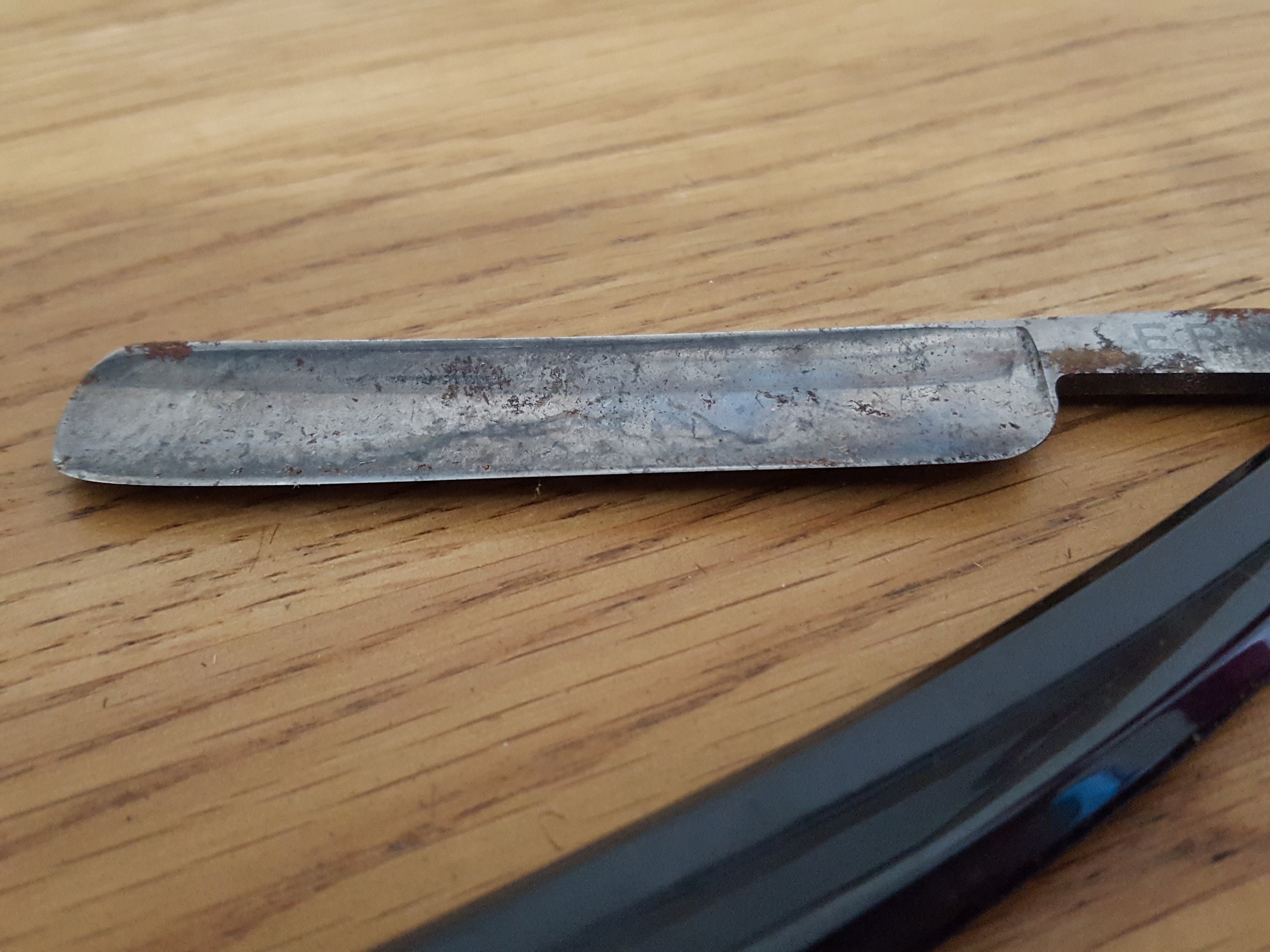 Antique Carl Friedrich Ern Straight Razor: German Cut Throat Razor - Etsy