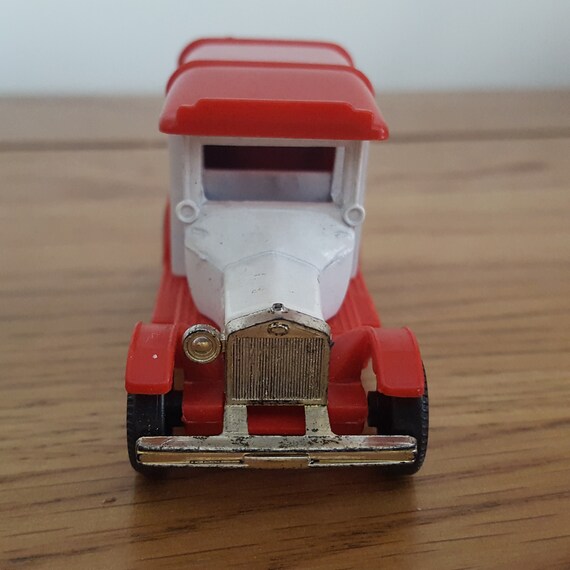 Vintage Corgi T Ford Van Red And White Delivery Truck Diecast Vintage Vehicle Advertising Corgi Cars Collectable