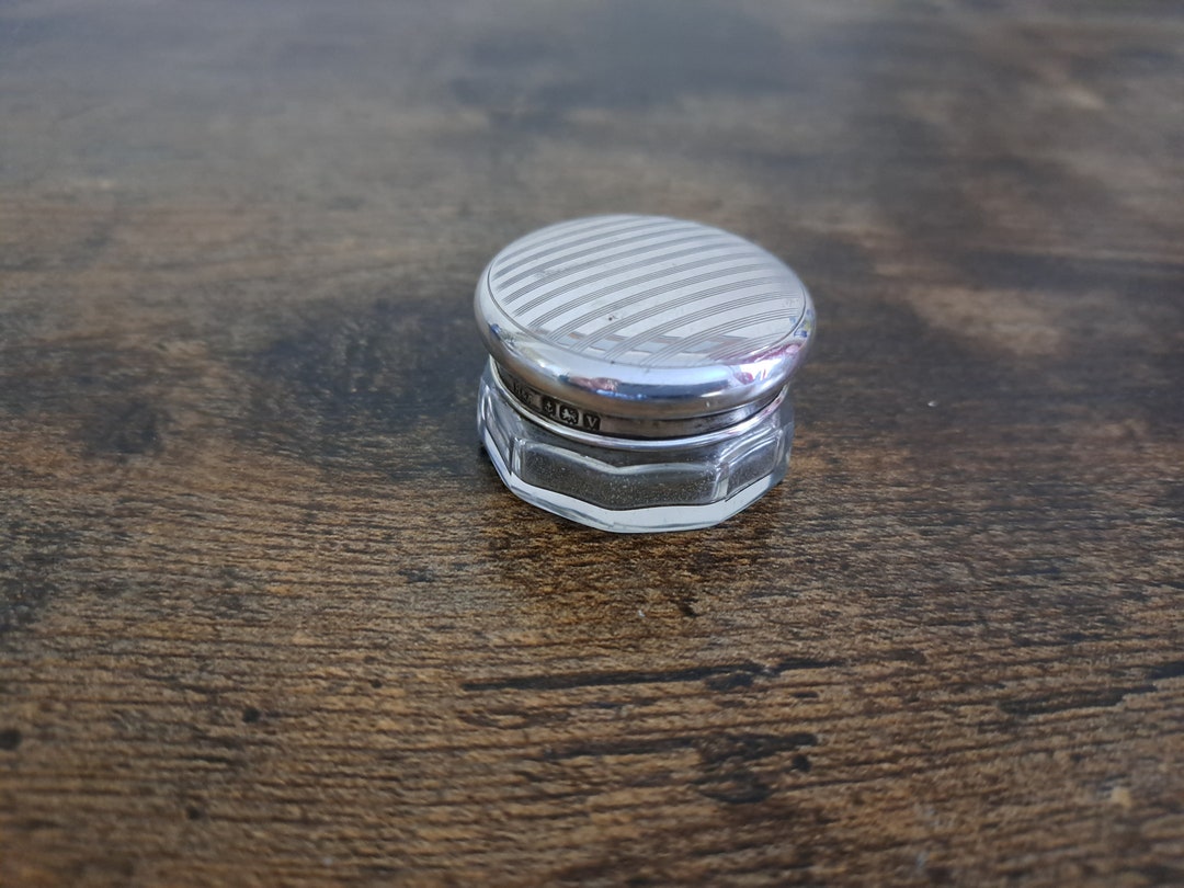 Antique Silver Rouge Pot: Horton and Allday, Birmingham 1920 - Etsy