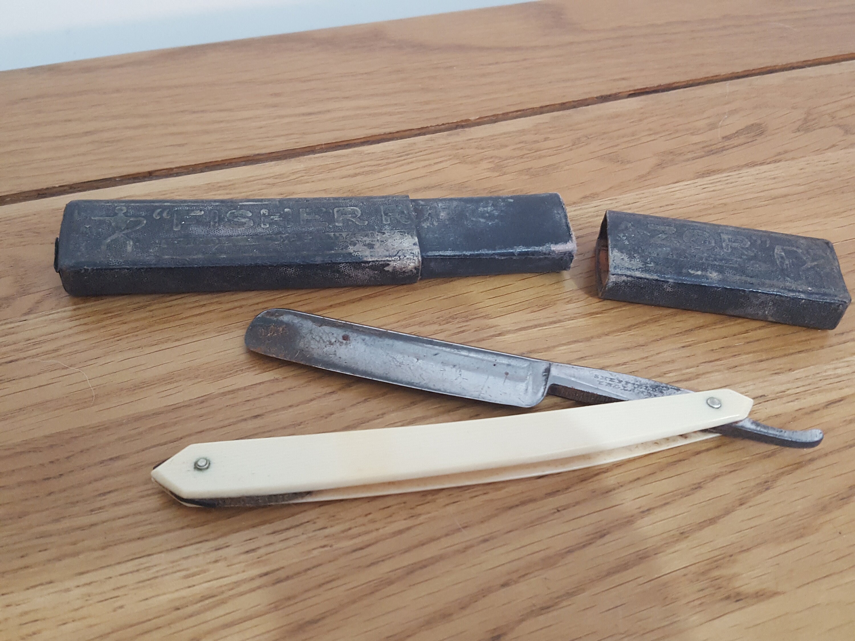 Vintage Straight Razor, Sheffield Cut Throat, Wet Shave, Barbershop ...