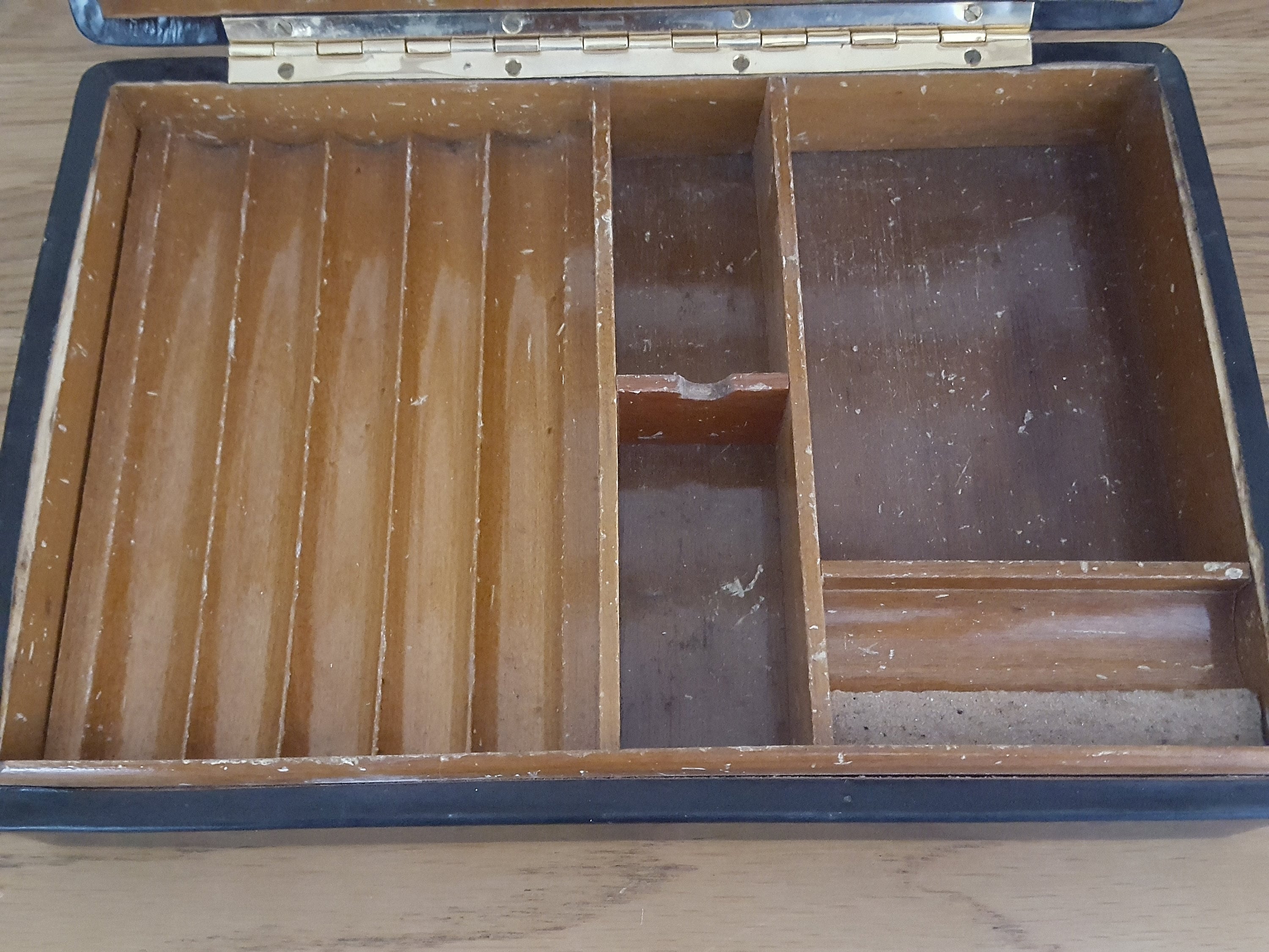 Vintage Smoking Pipe Box Tobacco Pipe Box Compartments for Etsy