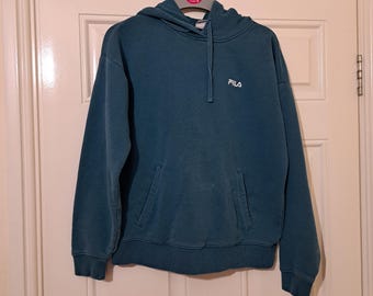 Felpa con cappuccio vintage Fila, taglia M