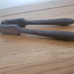 Antique Nut Cracker, Victorian Nut Cracker, metal cracker, reversible for large and small nuts