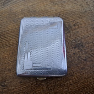 Vintage Art Deco Matchbook Cover, match vesta, match book holder