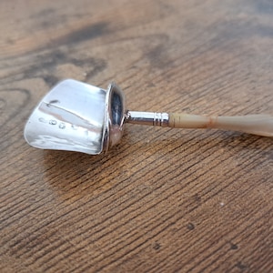 Antique Georgian Silver Caddy Spoon, 1806, Small Caddy Spoon